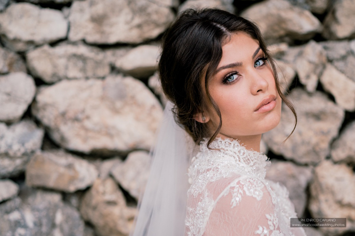 Classic wedding hairstyles Amalfi Coast
