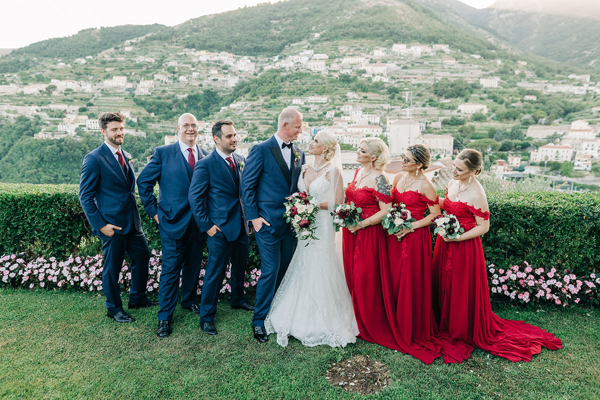 Bridesmaids' bouquets Ravello