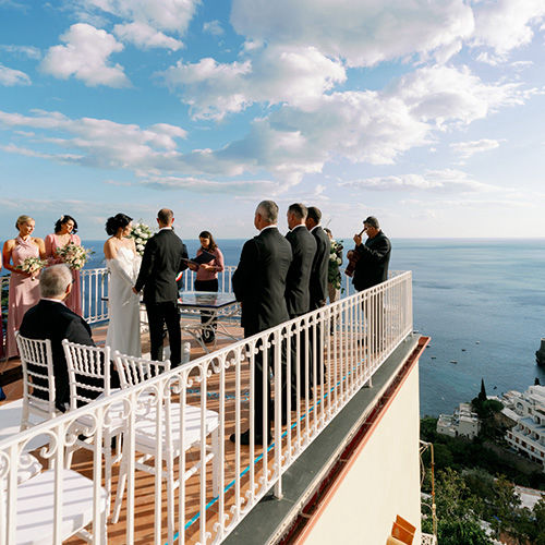 Civil and religious weddings in Positano