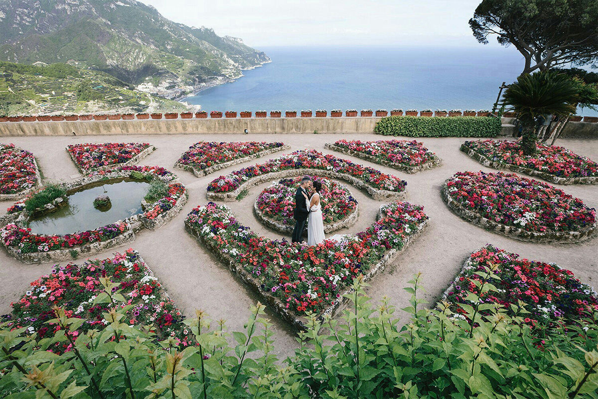 Wedding ceremony in Ravello