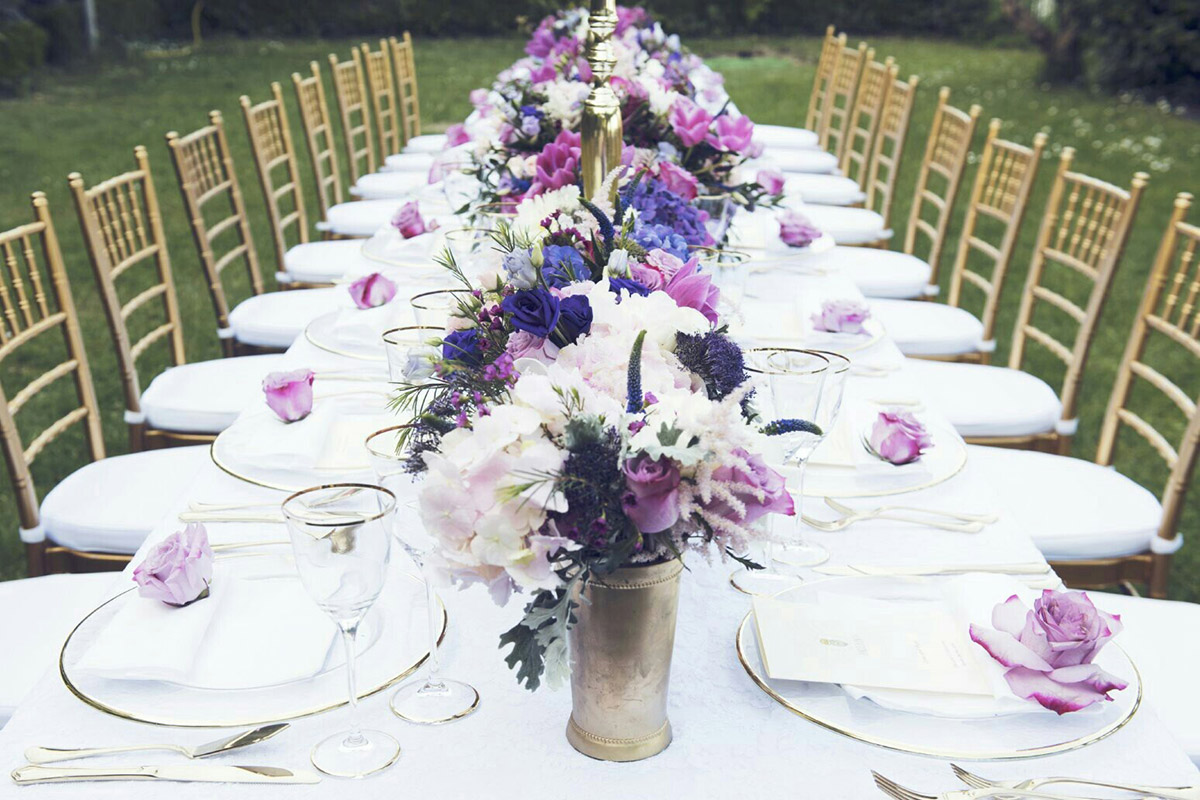 Wedding centrepieces Ravello