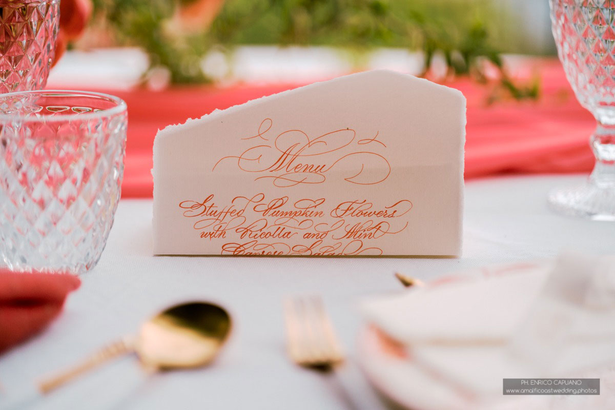 Amalfi Coast wedding invitations